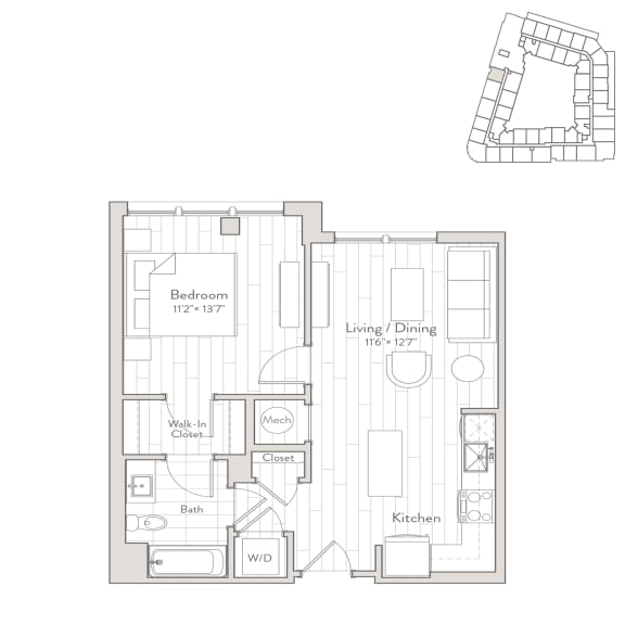 Floor Plans of Westmont Apartments in Arlington, VA